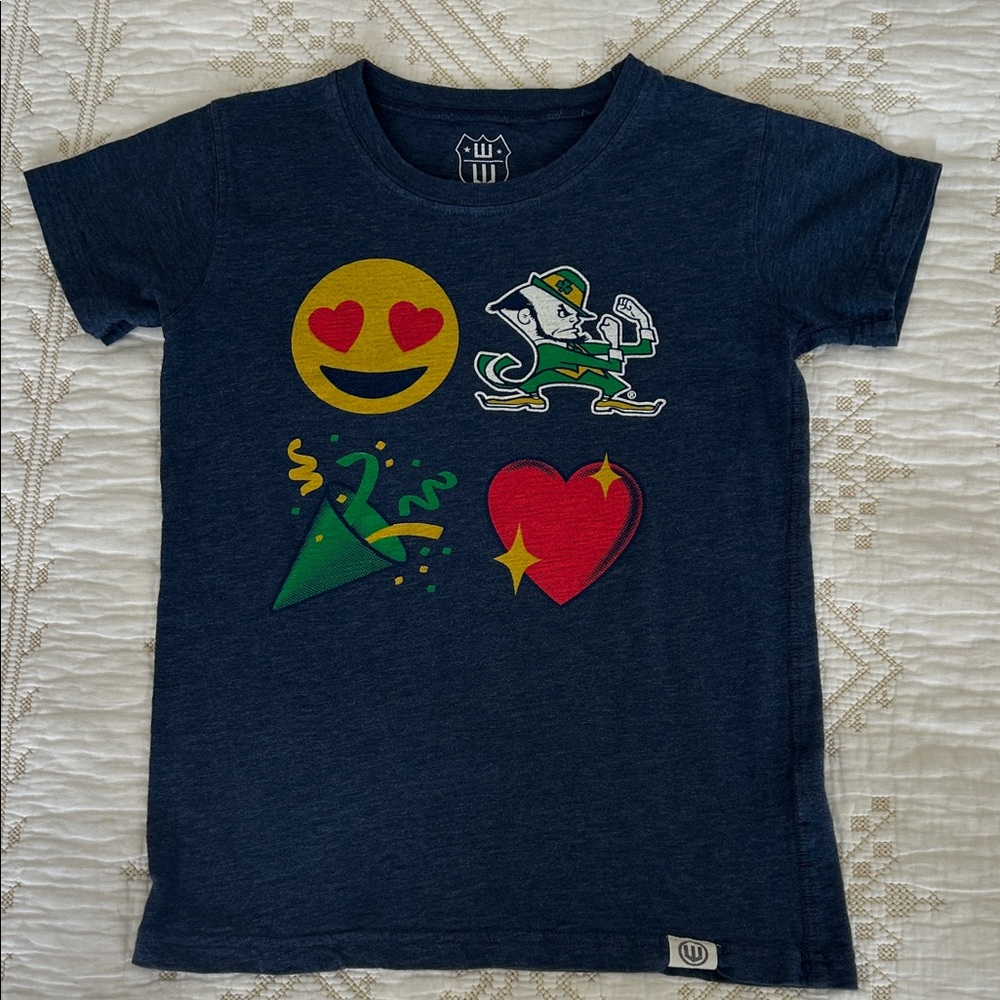 University of Notre Dame Emoji T Shirt